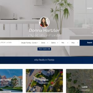 Picture of real estate website